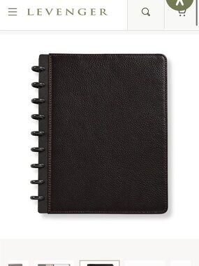 Levenger fine leather notebook circa